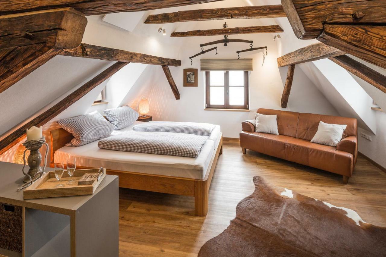 Alte Ritterstube Hotell Günzburg Eksteriør bilde